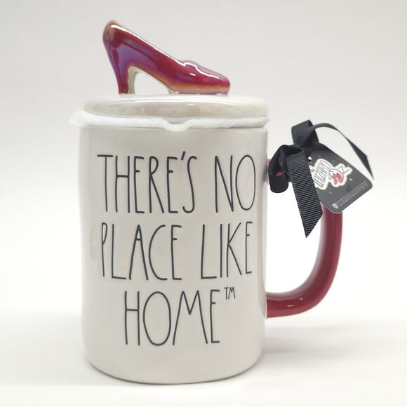 Halloween Rae Dunn Mug Wizard of Oz Dorothy Red Shoe Topper Double Sided - Picture 1 of 7